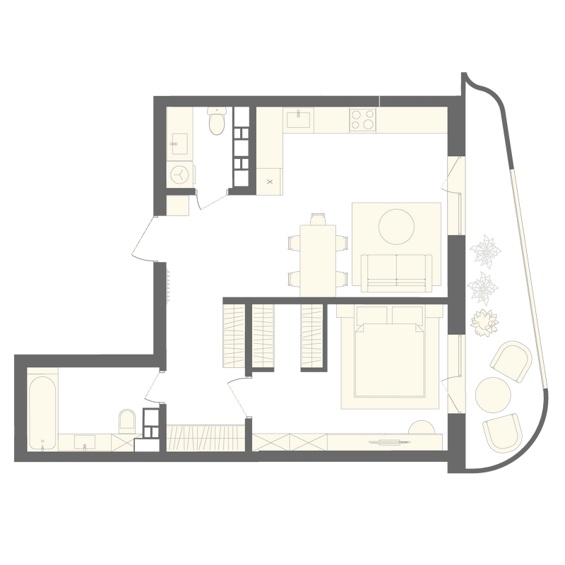 Квартиры с террасой в ЖК Ласточка