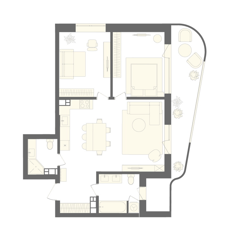 3-х комнатные квартиры в ЖК Ласточка