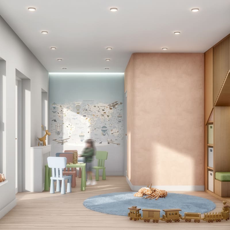 Детская игровая комната в ЖК Ласточка